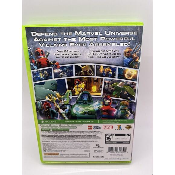 LEGO Marvel Super Heroes Xbox 360 - Complete CIB - Picture 2 of 7
